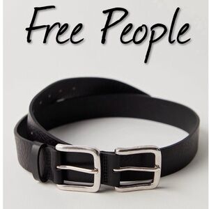 Free People Sabo Double Buckle Belt NWT S/M